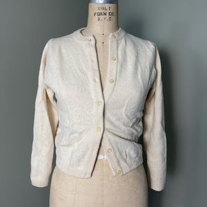 Vintage 60s Hadley  for The J.L. Hudson Company 100% Cashmere Cardigan Sweater